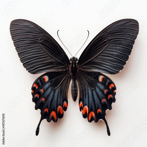 Close-up of Great Mormon Butterfly