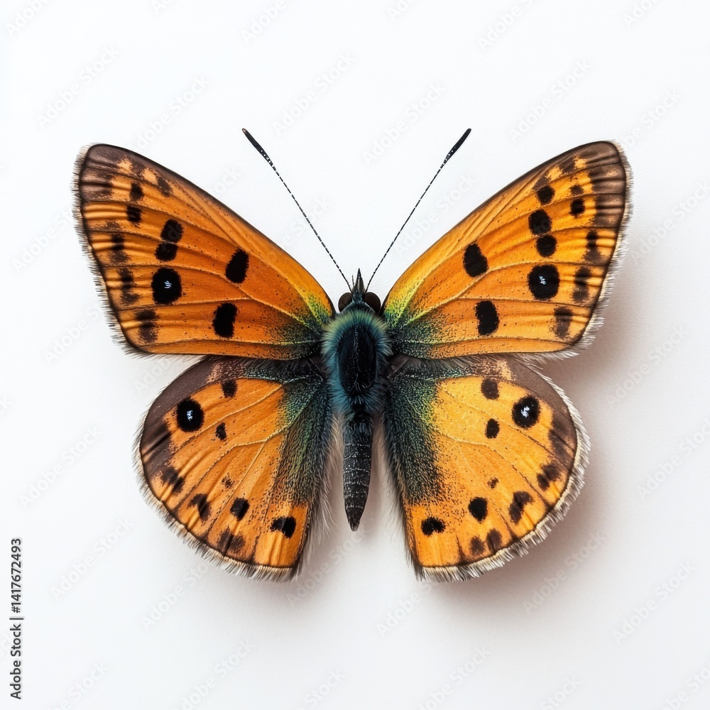 Fototapeta premium Close-up of Small Copper Butterfly