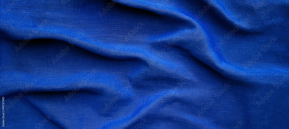 Blue fabric texture background cloth textile material pattern Blue fabric texture background cloth textile material pattern