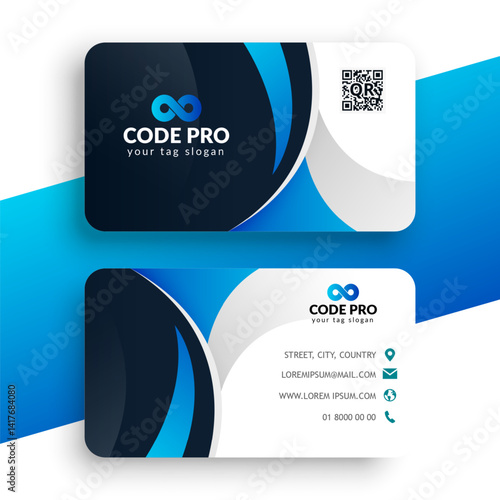 business card template