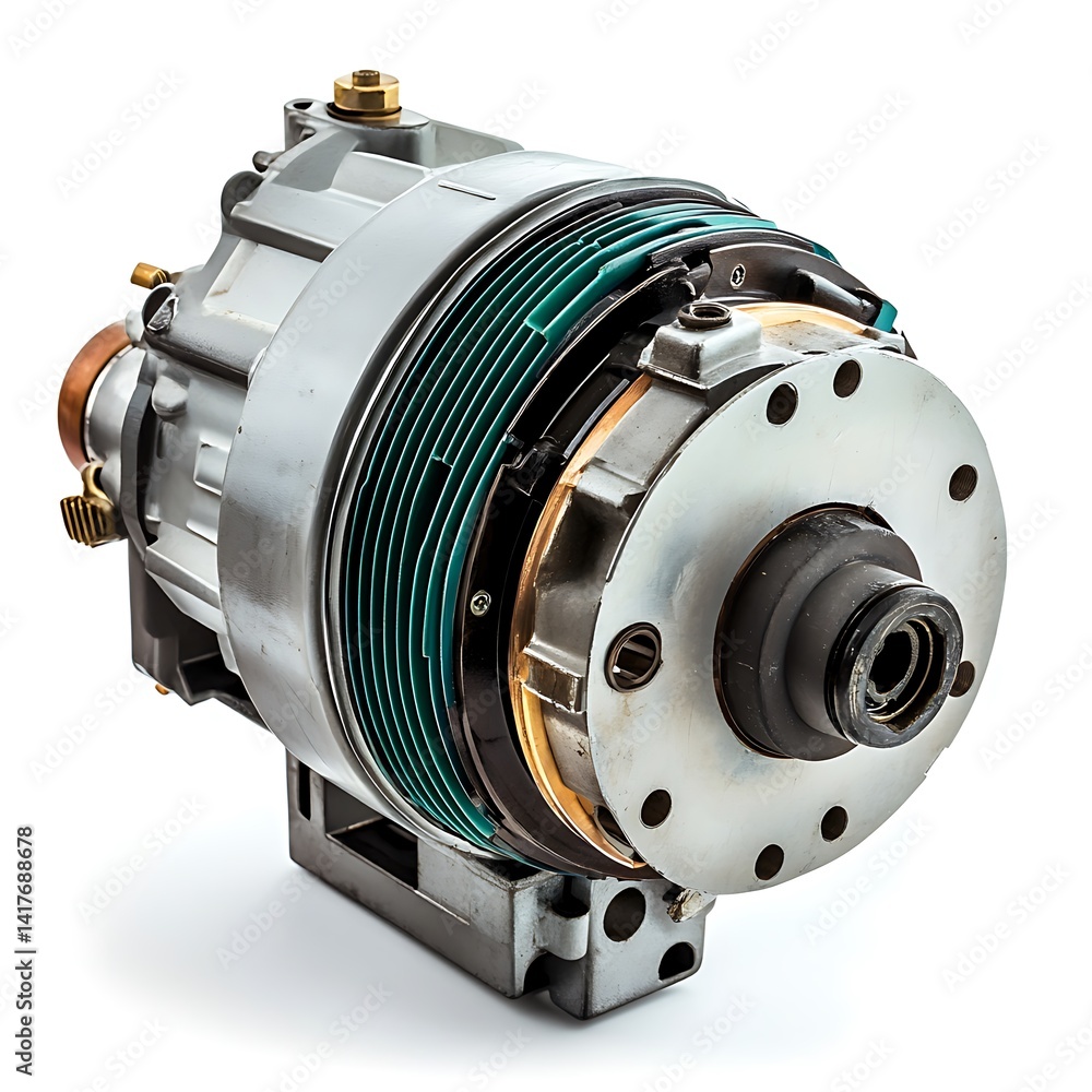 Industrial Compressor Closeup. Industrial Compressor Closeup.