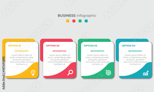 Steps Timeline Infographics Images Template Design Business Concept With 4 Steps Or Options Can Be Used For Workflow Layout Diagram Vector design