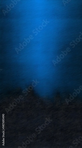 Mysterious Depths: The image plunges viewers into a realm of shadowed obscurity and serene deepness, captured in a dark, elegant panorama that whispers the secrets of the deep ocean. 