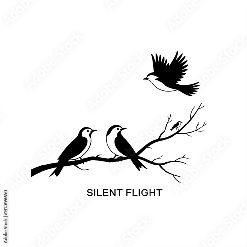 vector illustration of a birds