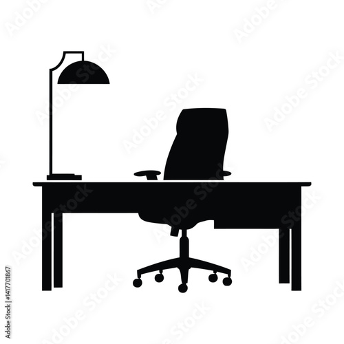 Business furniture minimalist silhouette design