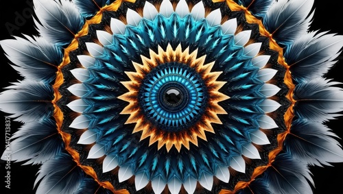 Obraz na płótnie Abstract mandala design w salonie