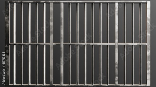 Wallpaper Mural Metal prison bars, dark background. Torontodigital.ca