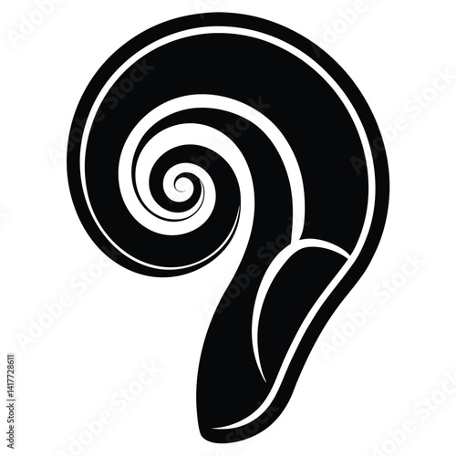 inner part of human body silhouette design on white background 
