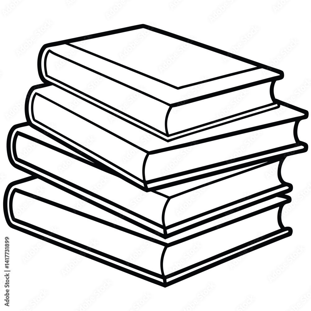 stack of books isolated stack of books isolated
