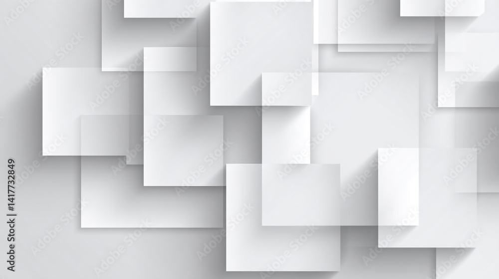 Abstract white background shapes layered in modern abstract pattern Background, Abstract white background shapes layered in modern abstract pattern Background,