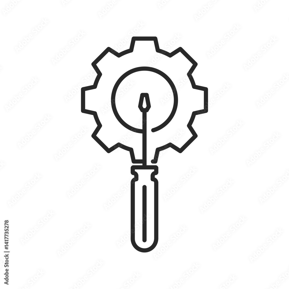 Engineering department technical support icon elements Engineering department technical support icon elements