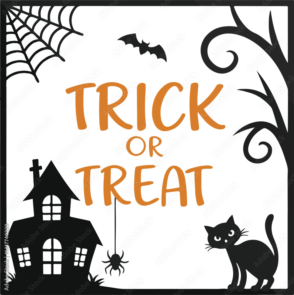 Obraz premium halloween vector illustration