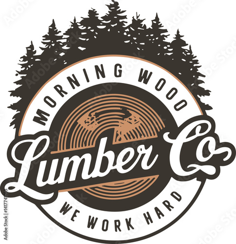 Morning Wood Lumber Co , Birthday , Funny gift Shirt