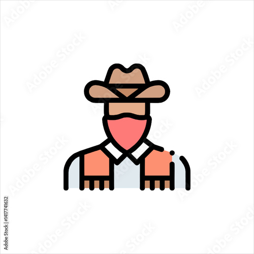funny cartoon cowboy
