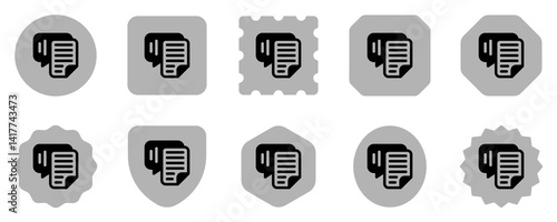 Editable speech recognition, transcription vector icon. AI technology, artificial intelligence. Part of a big icon set family. Perfect for web and app interfaces, presentations, infographics, etc