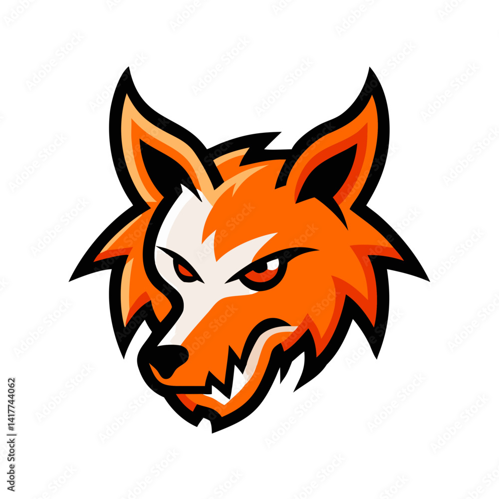 Obraz premium This is a bold and fierce animal for sports teams, clubs, gaming avatars, or merchandise branding and logo.