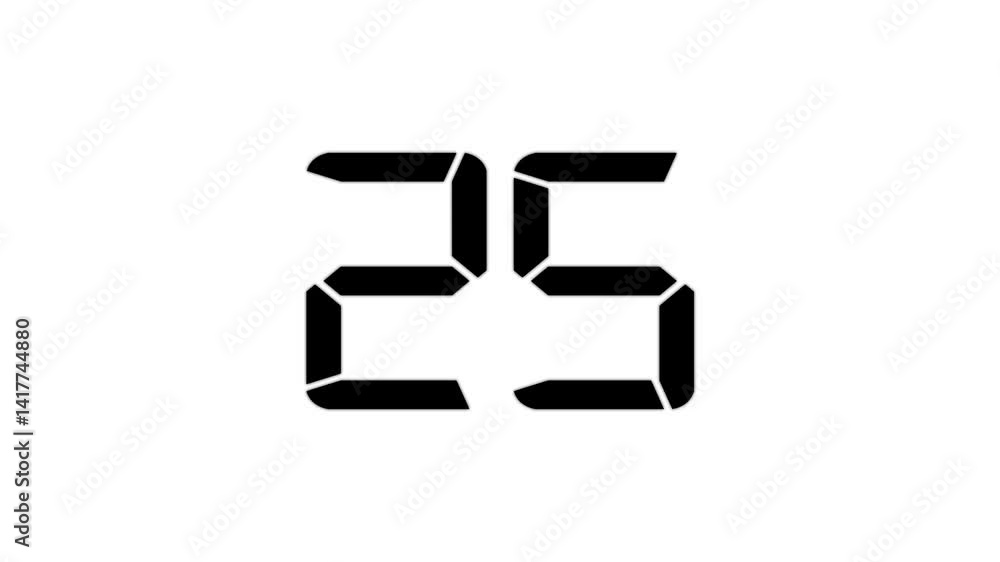 30 seconds countdown timer digital animation from 30 to 0 seconds. Digital Countdown timer 30 seconds countdown timer digital animation from 30 to 0 seconds. Digital Countdown timer