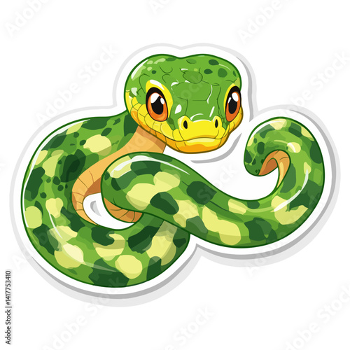Snake, reptile, vector, background, serpent, viper
