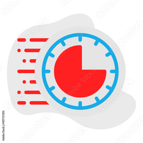 Rush Hour single vector illustration icon