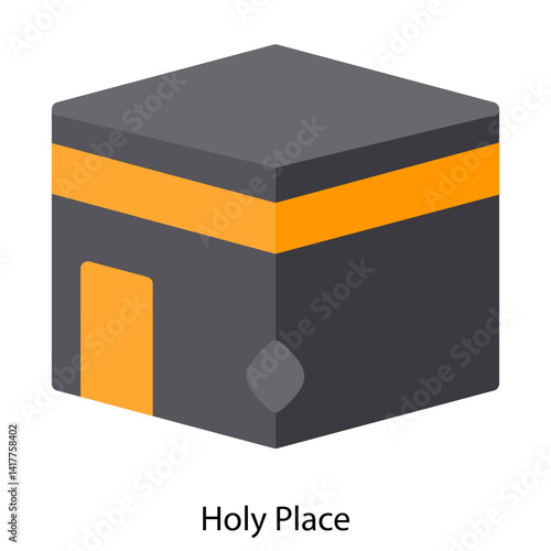 Holy Place single vector illustration icon