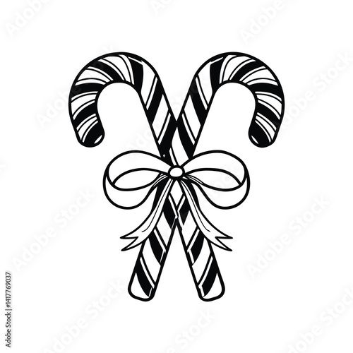 charismas bow with ribbon