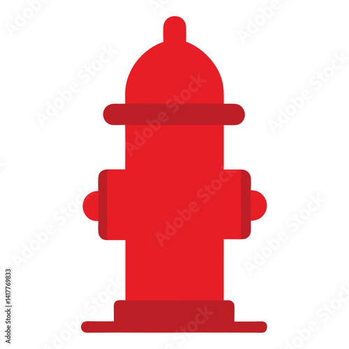 fire hydrant emergency water access silhouette icon