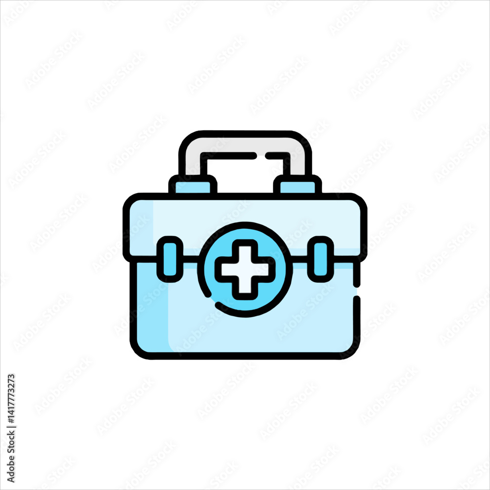 blue briefcase icon blue briefcase icon