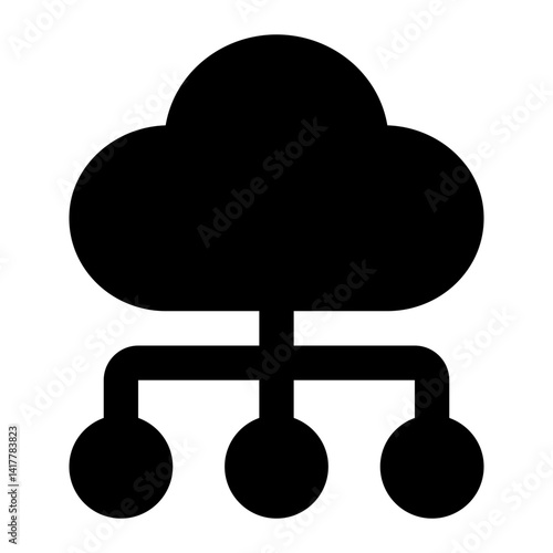 cloud icon for illustration