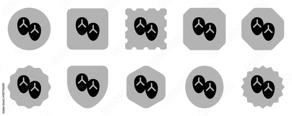 Editable sandals vector icon. Wellness, spa, relaxation. Part of a big icon set family. Perfect for web and app interfaces, presentations, infographics, etc Editable sandals vector icon. Wellness, spa, relaxation. Part of a big icon set family. Perfect for web and app interfaces, presentations, infographics, etc