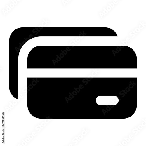 credit card icon for illustration
