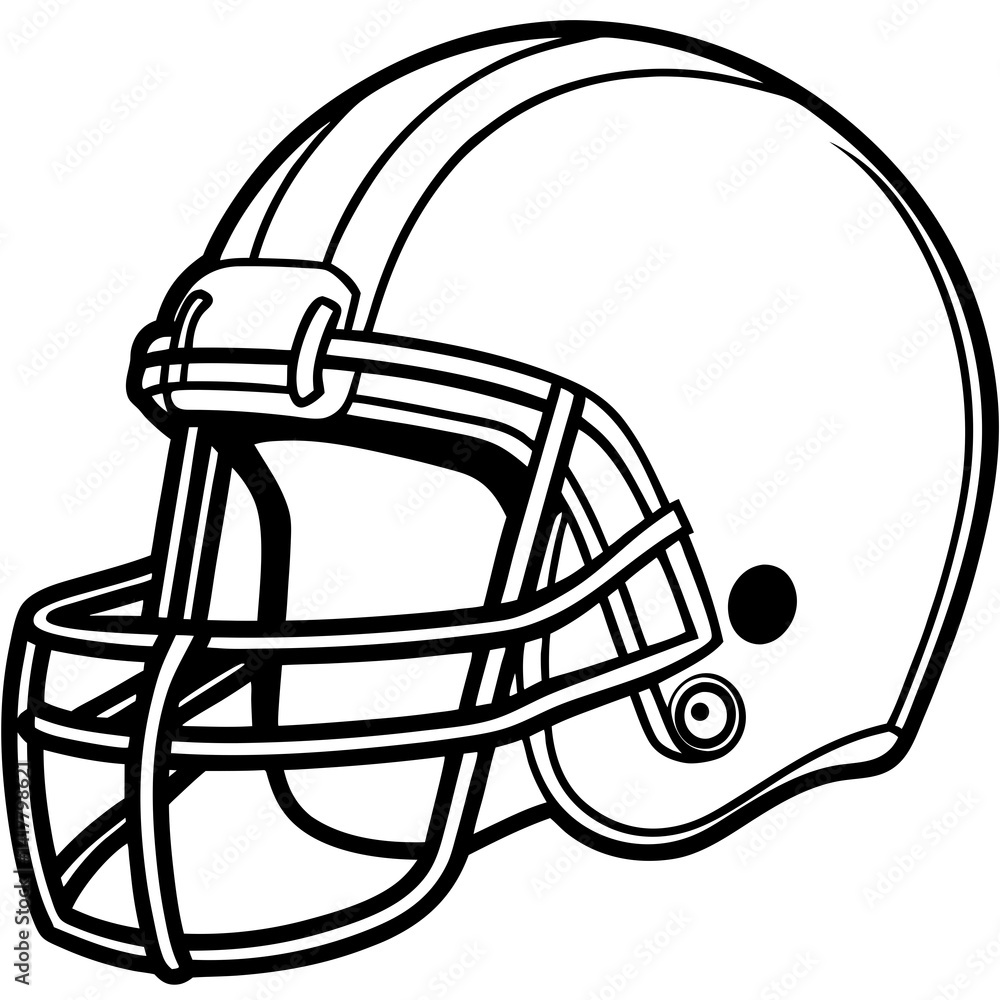 Fototapeta premium american football helmet