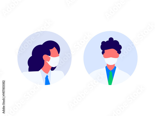 Free Download Flat vector illustration of business people operating work scene
 - GFXLoad