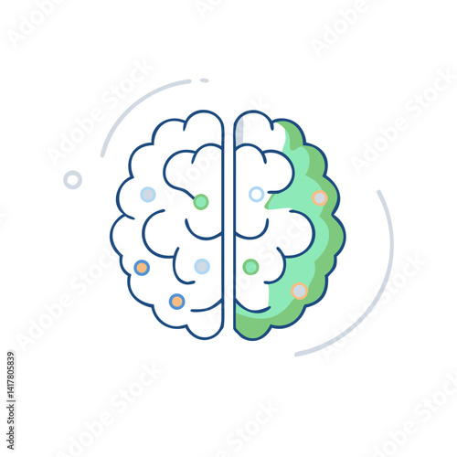 Brain illustration – cognitive or AI focus.