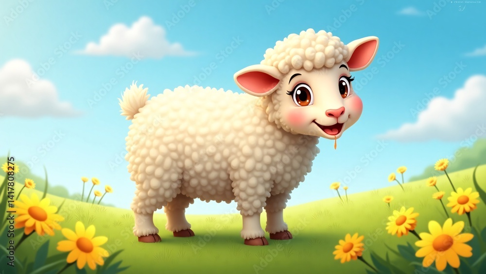 sheep in the meadow sheep in the meadow