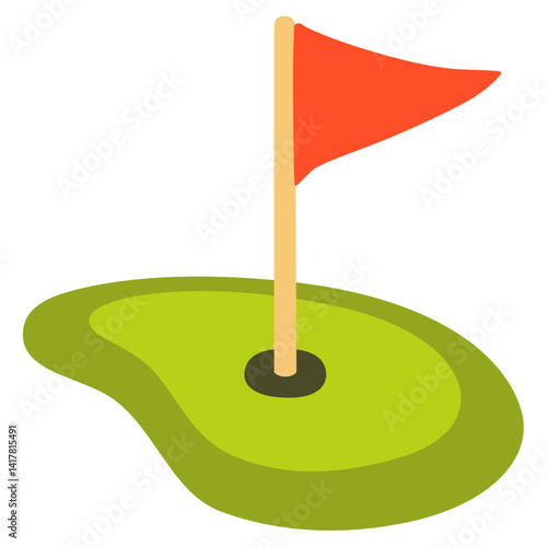 Golf Flag Hole
