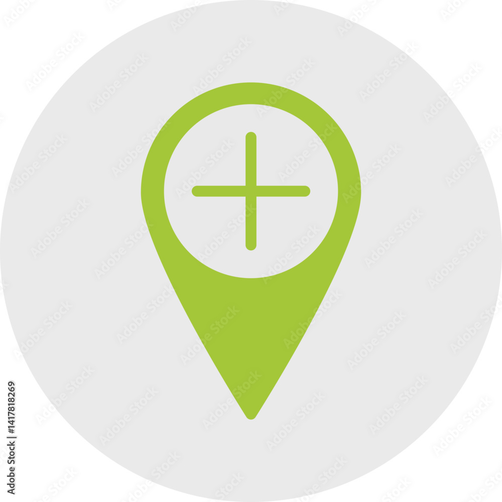 Add Location single vector illustration icon Add Location single vector illustration icon
