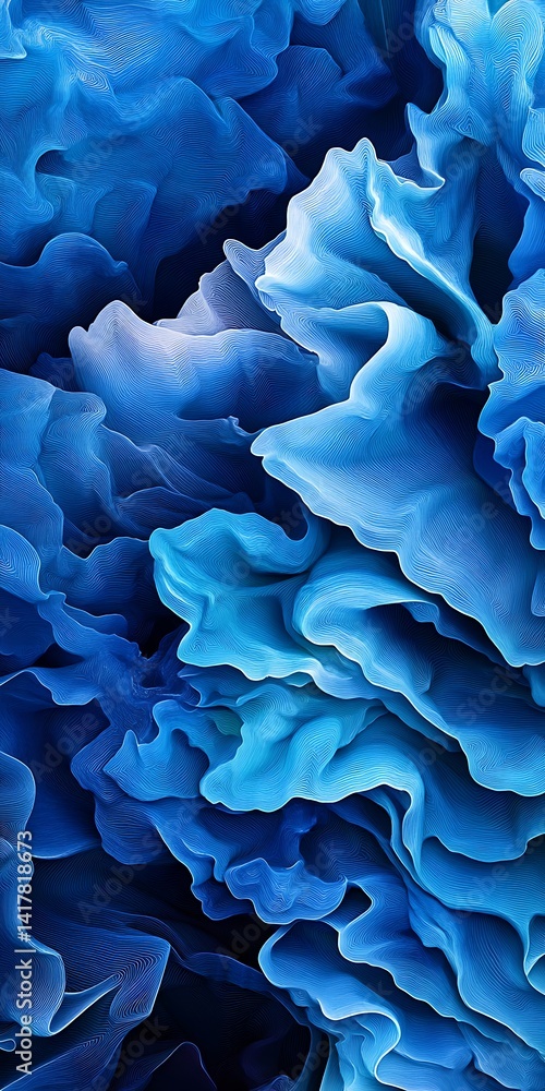 A Serene Blue Fabric Swirls Mysteriously of excellence in splendor beyond compare with grace A Serene Blue Fabric Swirls Mysteriously of excellence in splendor beyond compare with grace
