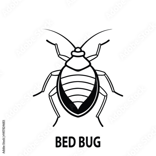  Bed Bug Vector Illustration in Detailed and Intricate Style.