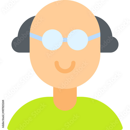 Scientist single vector illustration icon