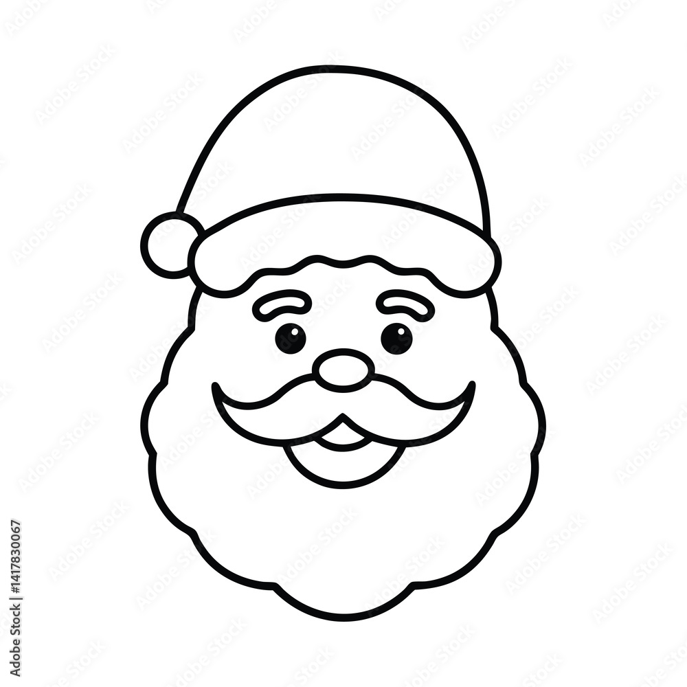 santa claus with a beard santa claus with a beard