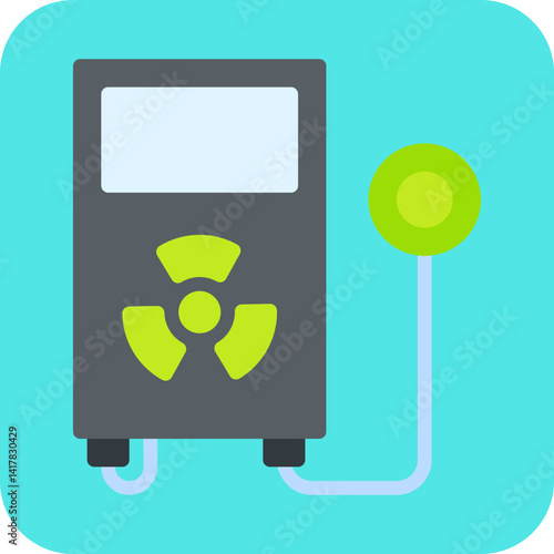 Radiation Detector single vector illustration icon