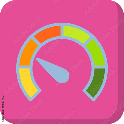 Meter single vector illustration icon