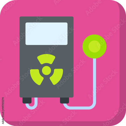 Radiation Detector single vector illustration icon