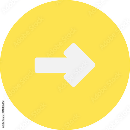 Right single vector illustration icon