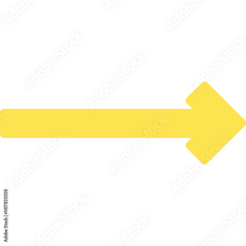 Right Arrow single vector illustration icon
