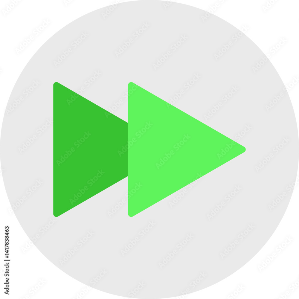 Fast Forward single vector illustration icon Fast Forward single vector illustration icon