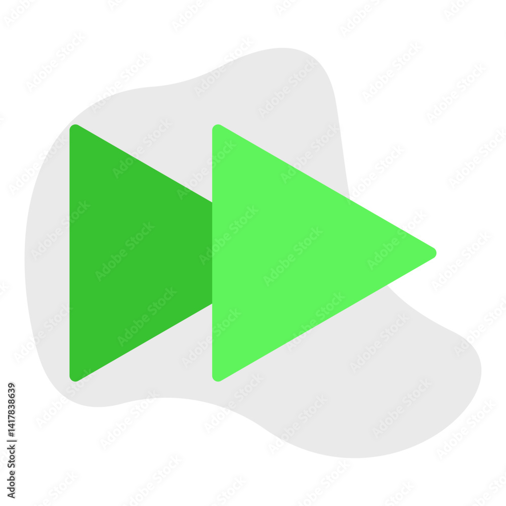 Fast Forward single vector illustration icon Fast Forward single vector illustration icon