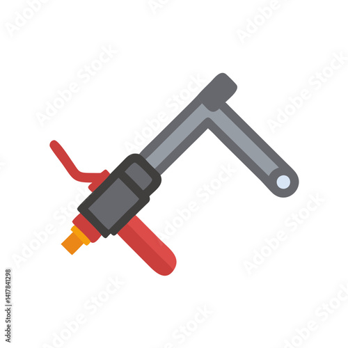 Cartoon Caulking Gun for Construction and DIY Projects