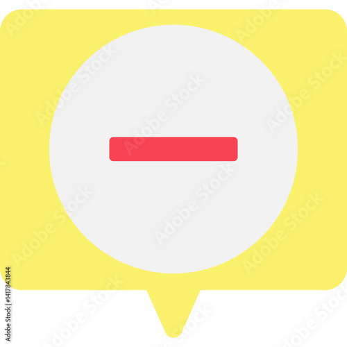 Minus single vector illustration icon