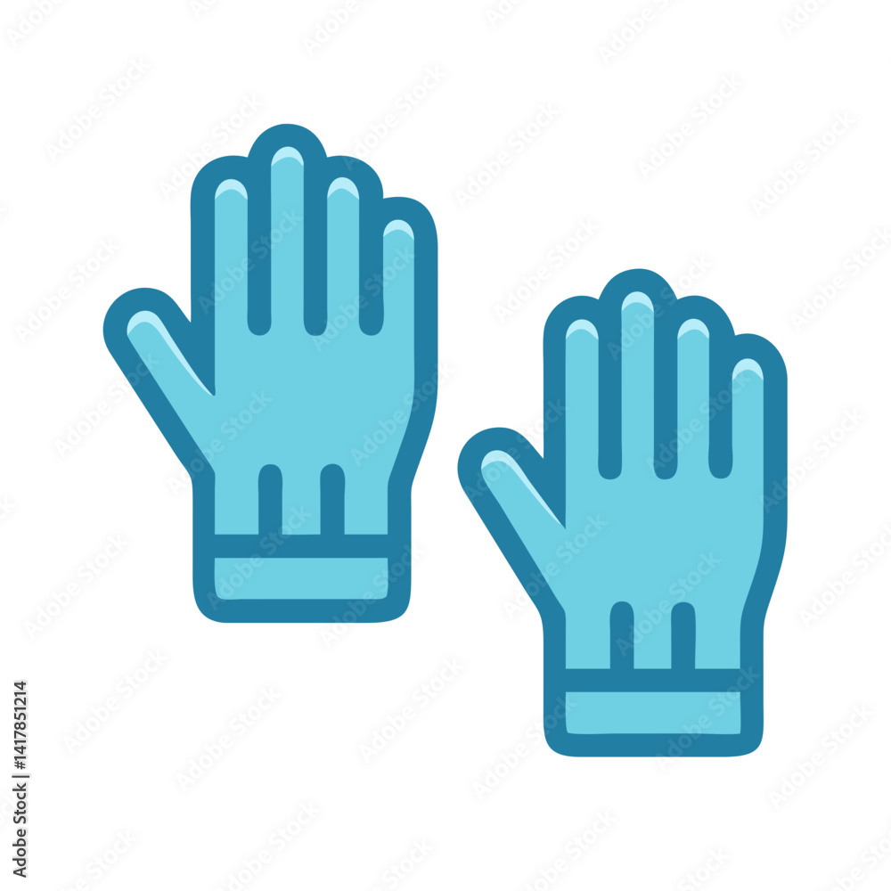 Creative Icon Design for Gloves Creative Icon Design for Gloves